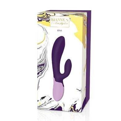 Вибратор-кролик Rianne S: Xena Purple/Lilac, 10 режимов, медицинский силикон, подарочная упаковка SO3867 фото