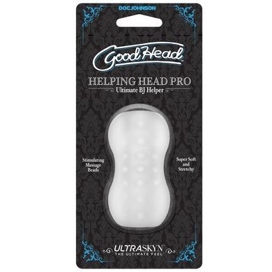 Мастурбатор Doc Johnson GoodHead &ndash; Helping Head Pro &ndash; Frost SO6069 фото