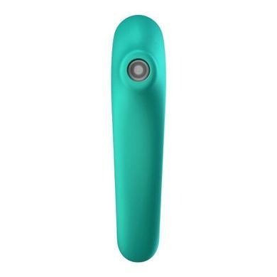 Вакуумный стимулятор с вибрацией Satisfyer Dual Kiss Green SO6116 фото