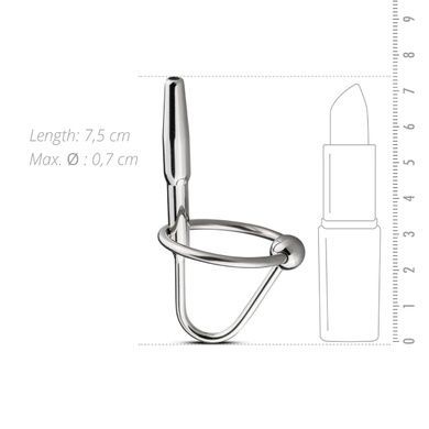 Уретральный стимулятор Sinner Gear Unbendable &mdash; Sperm Stopper Hollow Ring, 1 кольцо SO4581 фото