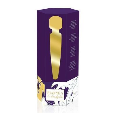 Вібромасажер Rianne S: Bella Mini Wand Purple, 10 режимів, медичний силікон, подарункове паковання SO3869 фото