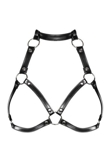 Портупея на грудь Obsessive A740 harness black O/S, искусственная кожа SO7853 фото