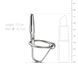 Уретральный стимулятор Sinner Gear Unbendable &mdash; Sperm Stopper Hollow Ring, 1 кольцо SO4581 фото 3