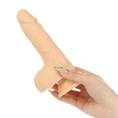 Фаллоимитатор-пульсатор Naked Addiction 6.5&Prime; Thrusting Dong With Remote, движения вперед-назад,пульт SO7756 фото