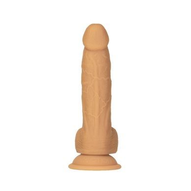 Фаллоимитатор ADDICTION Dual Density Silicone Dildo Caramel 8&Prime;, присоска, диаметр 4,3 см, вибропуля SO8243 фото